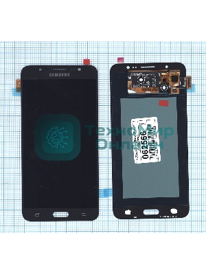 Дисплей для Samsung Galaxy J7 (2016) SM-J710F в сборе с тачскрином (OLED) черный