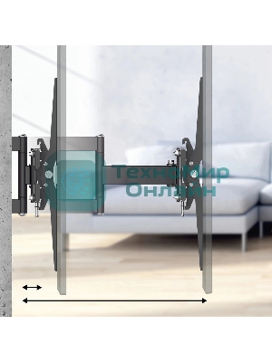 Кронштейн для телевизора Hama 00220831 черный 32