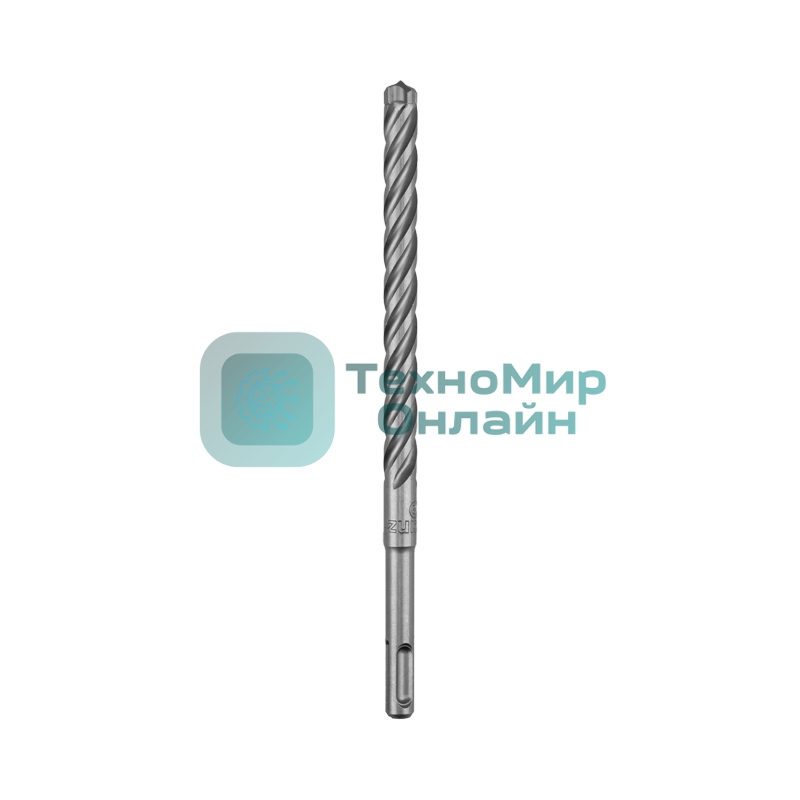 Бур по бетону Kranz SUPER 12x210 мм, профессиональный, цельная крестовая пластина, SDS PLUS