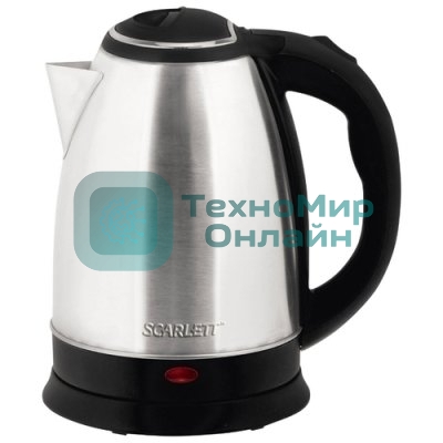 Чайник электрический Scarlett SC-EK21S26 1.8л. 1800Вт серебристый (корпус: нержавеющая сталь)
