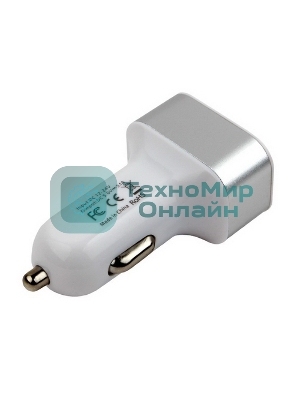Адаптер питания Cablexpert MP3A-UC-CAR17, 12V->5V 3-USB, 2.1/2/1A