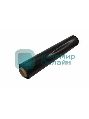 Стретч-пленка 500 мм х 20 мкм, вес 2,0 кг, черная (первичное сырье)