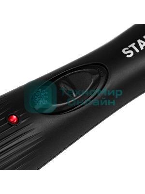 Щипцы для завивки волос Starwind SHS 7035 черный/фиолетовый, 13-19 мм, 200 °C, 1 режим