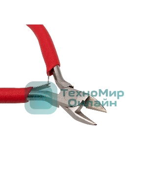Кусачки для точных работ Rexant 115 мм никелированные, авторазжим, обливные рукоятки