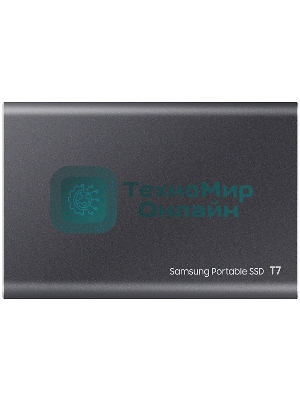 Внешний SSD Samsung T7, 2TB, USB 3.2 Gen 2 Type-C, R/W 1050/1000, титан