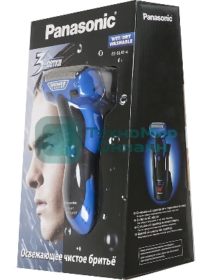 Электробритва сетчатая Panasonic ES-SL41A520 реж.эл.:1 питан.:аккум. синий/черный