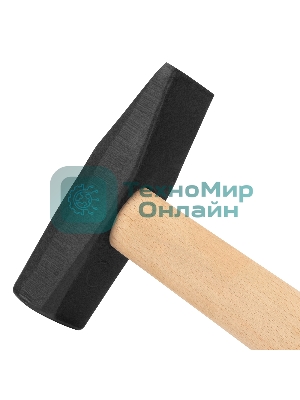 Молоток слесарный Сибртех, 800 г, квадратный боек, деревянная рукоятка