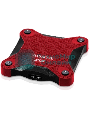 Внешний SSD ADATA SD620, 512Gb, USB 3.2 Gen 2 Type-A, R/W 520/460, красный