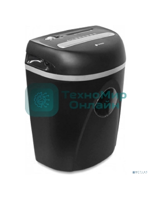 Шредер ГЕЛЕОС Уничтожитель документов УП23-4 DIN P-4 (4 ур-нь секр.), фрагмент 3,9х35мм, 14-16 лист (70г/м2), CD/пл.карты/скрепки/скобы, 23 л.