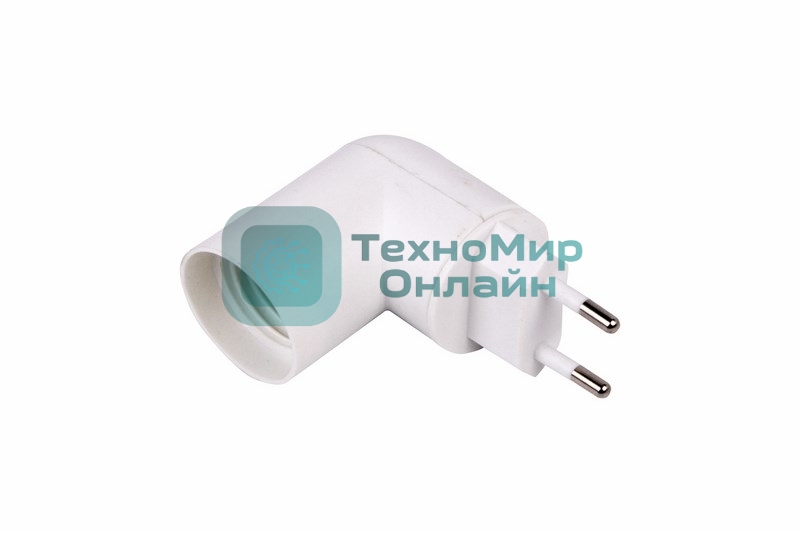 Переходник Rexant цокольный 250 В~E27 с выключателем