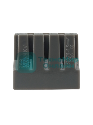 Экспресс-клемма с пастой Rexant 8-проводная до 2,5 мм², серый (50 шт./уп.) (773-308)