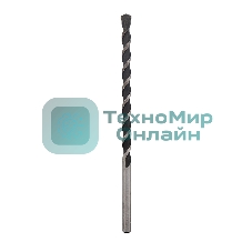 Сверло по бетону Kranz 10х200 мм, цилиндрический хвостовик