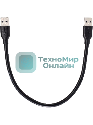 Кабель соединительный Telecom TUS715-0.3M USB3.0 Am-Am 0.3m Telecom (TUS715-0.3M)