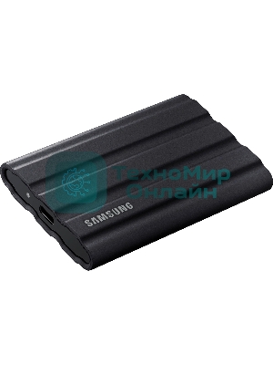 Внешний SSD Samsung T7 Shield, 2TB, USB 3.2 Gen 2 Type-C, R/W 1050/1000, черный