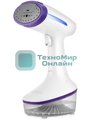 Отпариватель ручной Kitfort КТ-989 1630Вт фиолетовый/белый
