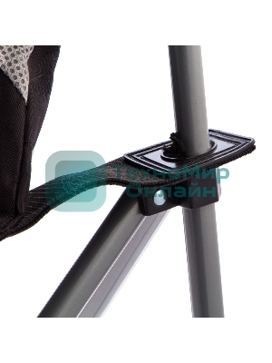 Кресло складное Palisad Camping с подлокотниками и подстаканником 60x60x110/92 см