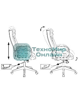 Кресло игровое Zombie 8 черный, искусственная кожа, крестовина пластик