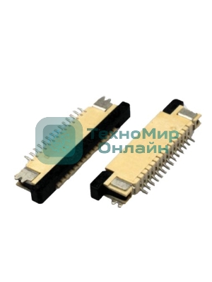 Разъем FPC Half Coverage Top Contact 0.8K-BS-10PWB 10 pin высота 2мм шаг 0,8мм
