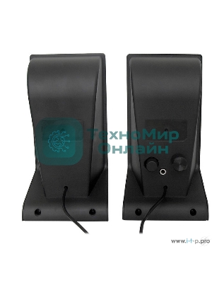 Акустическая система CROWN CMS-601 (USB, 6W; управление громкостью, разъем для наушников, кнопка включения, Длина кабеля между колонками 1м;Длина аудио-кабеля и питания 2м.)