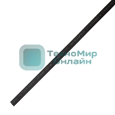 Трубка термоусадочная Rexant 23-2406 двустенная клеевая 24/6 (4:1) 1м черный