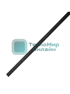 Трубка термоусадочная Rexant 23-2406 двустенная клеевая 24/6 (4:1) 1м черный