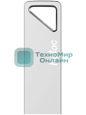 Флешка USB Netac U326 (NT03U326N-016G-20PN), 16Gb, USB 2.0, R/W 50/15, серебристый