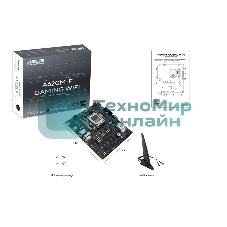 Материнская плата ASUS A620M-F GAMING WIFI, AM5, AMD A620, 2xDDR5, 2xM.2, 1xPCIe 4.0 x16, 1xHDMI, 1x2.5Gb LAN, Wi-Fi 6E, Bluetooth 5.3, 2xUSB-A 5Gbps, 2xUSB-A 2.0, 3x3.5 мм, 7.1, mATX