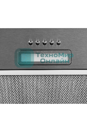 Вытяжка встраиваемая LEX GS Bloc LIGHT 600 нержавеющая сталь, 53 см, 500 куб. м/ч, 44 дБ