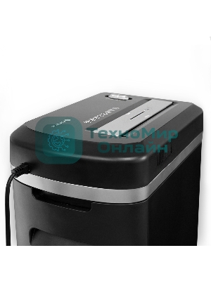 Шредер ГЕЛЕОС УМ22-5, DIN P-5 (5 ур-нь секр.), фрагмент 2х8мм, 9-10 лист (70г/м2), CD/пл.карты/скрепки/скобы, 22 литра