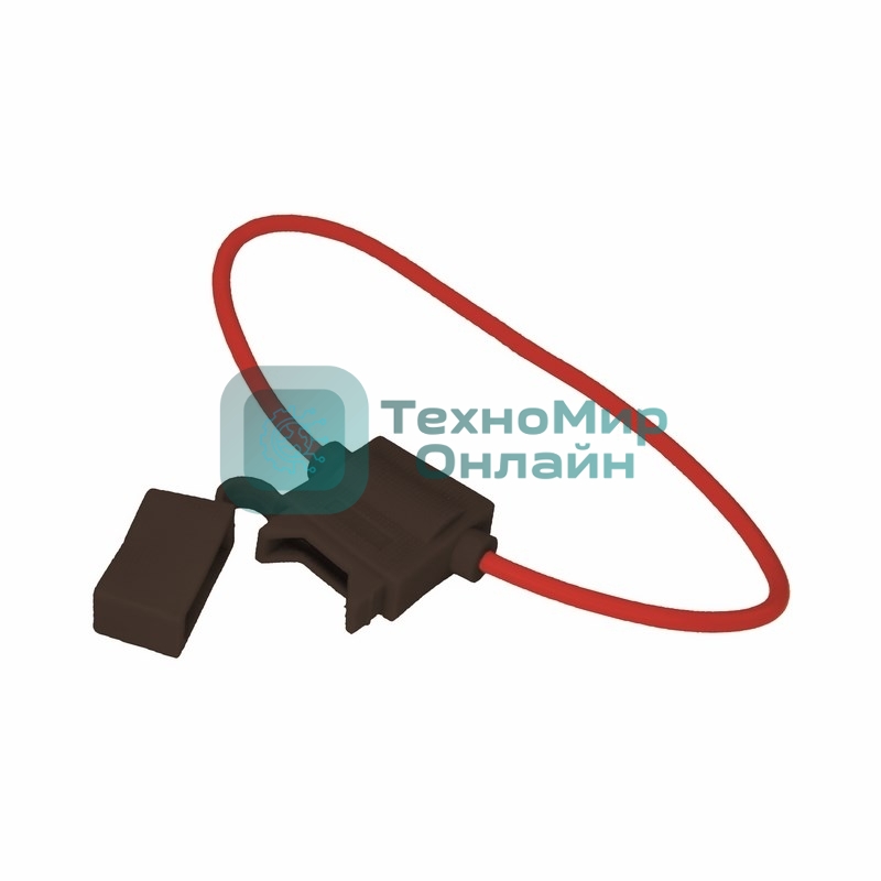 Держатель предохранителя Rexant типа стандарт прямоугольный черный