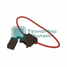 Держатель предохранителя Rexant типа стандарт прямоугольный черный