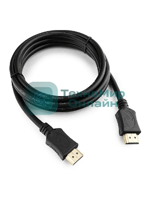 Кабель Cablexpert HDMI CC-HDMI4L-6, 19M/19M, v2.0, серия Light, позол.разъемы, экран, 1.8м, черный, пакет