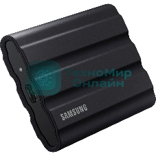 Внешний SSD Samsung T7 Shield, 2TB, USB 3.2 Gen 2 Type-C, R/W 1050/1000, черный