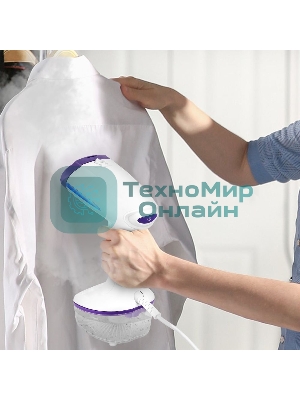 Отпариватель ручной Kitfort КТ-989 1630Вт фиолетовый/белый