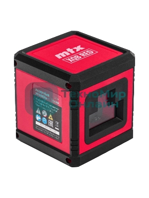 Лазерный уровень MTX XQB RED Basic SET, 10 м, красный луч, батарейки, резьба 1/4