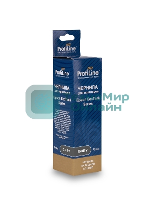 Чернила ProfiLine для принтеров Epson EcoTank 8500/8550 на водной основе type-2 Grey 70 мл
