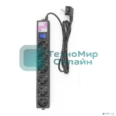 Фильтр-удлинитель PowerCube 1,9 м 6 р 16А SPG6-B1,9M (21887), черный