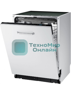 Встраиваемая посудомоечная машина Samsung DW60M6050BB/WT, ширина 60 см, 14 комплектов посуды, сенсорное управление, 7 программ, аква-стоп, датчик протечки