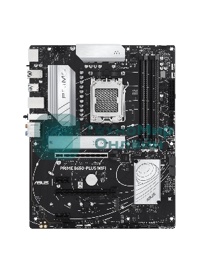 Материнская плата ASUS PRIME B650-PLUS WIFI, AM5, AMD B650, 4xDDR5, 4xSATA, 2xM.2, 1xPCIe 4.0 x16, 2xPCIe 4.0 x1, 1xDP, 1xHDMI, 1x2.5Gb LAN, Wi-Fi 6E, Bluetooth 5.3, 4xUSB-A 10Gbps, 2xUSB-A 5Gbps, 2xUSB-A 2.0, 5x3.5 мм, 7.1, ATX