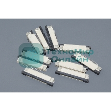 Разъем FPC Half Coverage Bottom Contact 0.8K-BX-16PWB 16 pin высота 2мм шаг 0,8мм 10 шт