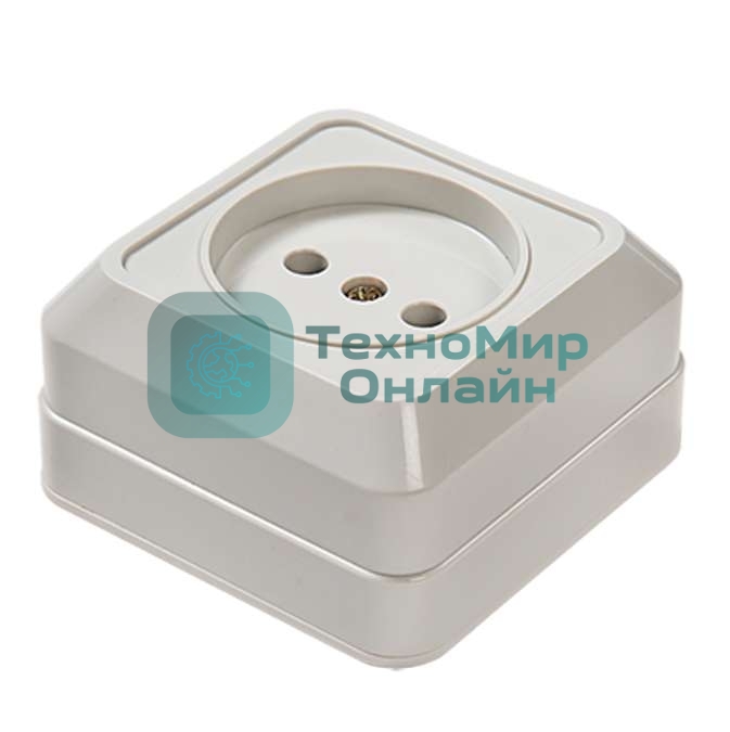 Розетка 1-м BOLLETO накл. 7022 белый ASD/IN HOME 4680005959785