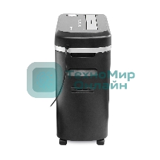 Шредер ГЕЛЕОС УМ22-5, DIN P-5 (5 ур-нь секр.), фрагмент 2х8мм, 9-10 лист (70г/м2), CD/пл.карты/скрепки/скобы, 22 литра