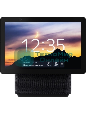 Умная колонка Яндекс Станция Дуо Макс, 60Вт, с экраном, 2 динамика, часы, камера, Wi-Fi, Bluetooth 5.2, Zigbee, Алиса, черный