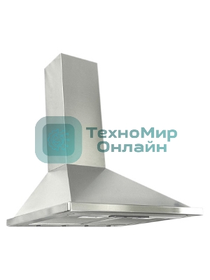 Вытяжка каминная Elikor Оптима 50Н-400-К3Л нержавеющая сталь, 50 см, 400 куб. м/ч, 55 дБ