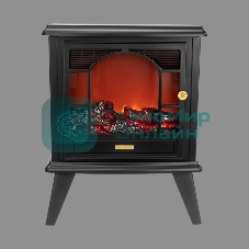 Светодиодный камин Neon-night Гранд Шале с эффектом живого огня 45х18х56см, работает от батареек 3хС (в комплект не входят) или от USB (в комплекте), черный