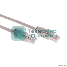 Патч-корд U/UTP Rexant cat.6, RJ45-RJ45, неэкранированный, 26AWG, LSZH, серый, 0.5 м