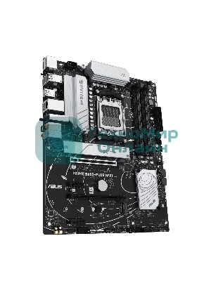 Материнская плата ASUS PRIME B650-PLUS WIFI, AM5, AMD B650, 4xDDR5, 4xSATA, 2xM.2, 1xPCIe 4.0 x16, 2xPCIe 4.0 x1, 1xDP, 1xHDMI, 1x2.5Gb LAN, Wi-Fi 6E, Bluetooth 5.3, 4xUSB-A 10Gbps, 2xUSB-A 5Gbps, 2xUSB-A 2.0, 5x3.5 мм, 7.1, ATX
