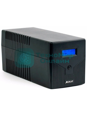 Источник бесперебойного питания SKAT-UPS 1000/600 220В 600Вт 2 АКБ 7А.ч внутр. меандр. стабилизация напряжения Бастион 456