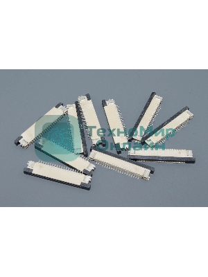 Разъем FPC Half Coverage Bottom Contact 0.8K-BX-20PWB 20 pin высота 2мм шаг 0,8мм 10 шт