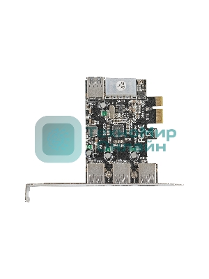 Контроллер ExeGate EXE-367 PCI-E 2.0, 3*USB 3.0 ext + 1*USB 3.0 int, разъем доп.питания (OEM)